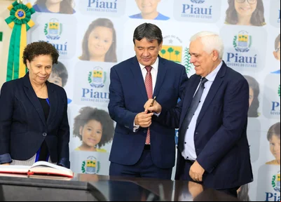 Regina Sousa, Wellington Dias e Themistocles Filho