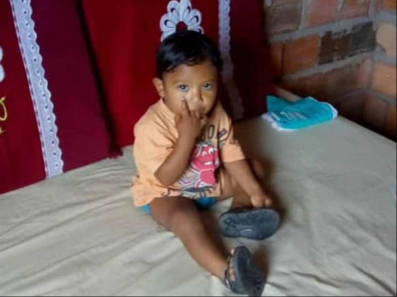 Criança de 1 ano e 6 meses que foi morta pelo pai