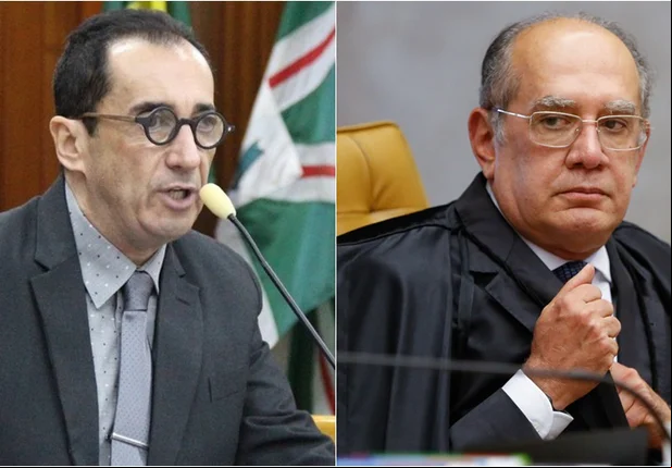 Jorge Kajuru e Gilmar Mendes