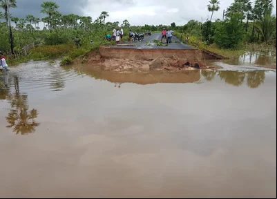 A rodovia PI 366 foi interditada