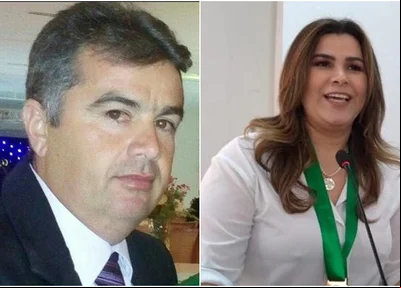 Cássio Rufino e Marina Santos