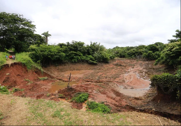Local onde ficava a lagoa no Parque Rodoviário