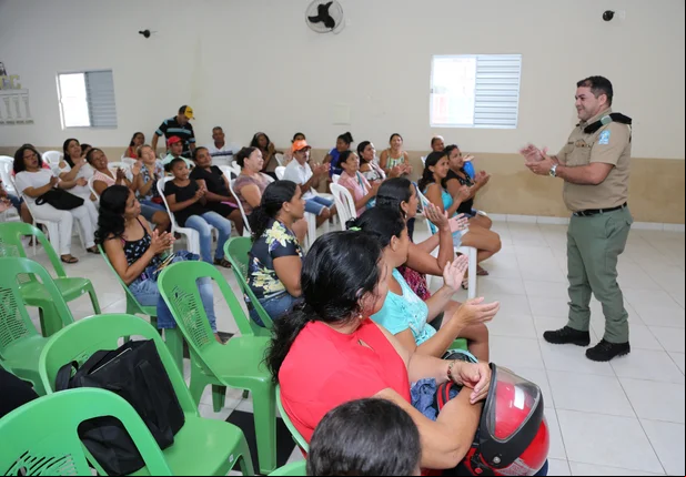 Solenidade de lançamento do Proerd na cidade de Altos