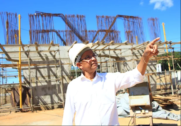 Obras do elevado da Tabuleta na zona sul de Teresina