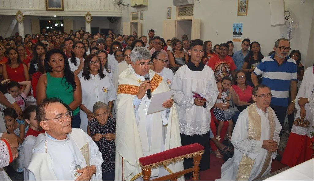 Celebração foi encerrada na Igrejinha do Sagrado Coração de Jesus