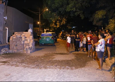 Rua onde aconteceu o crime