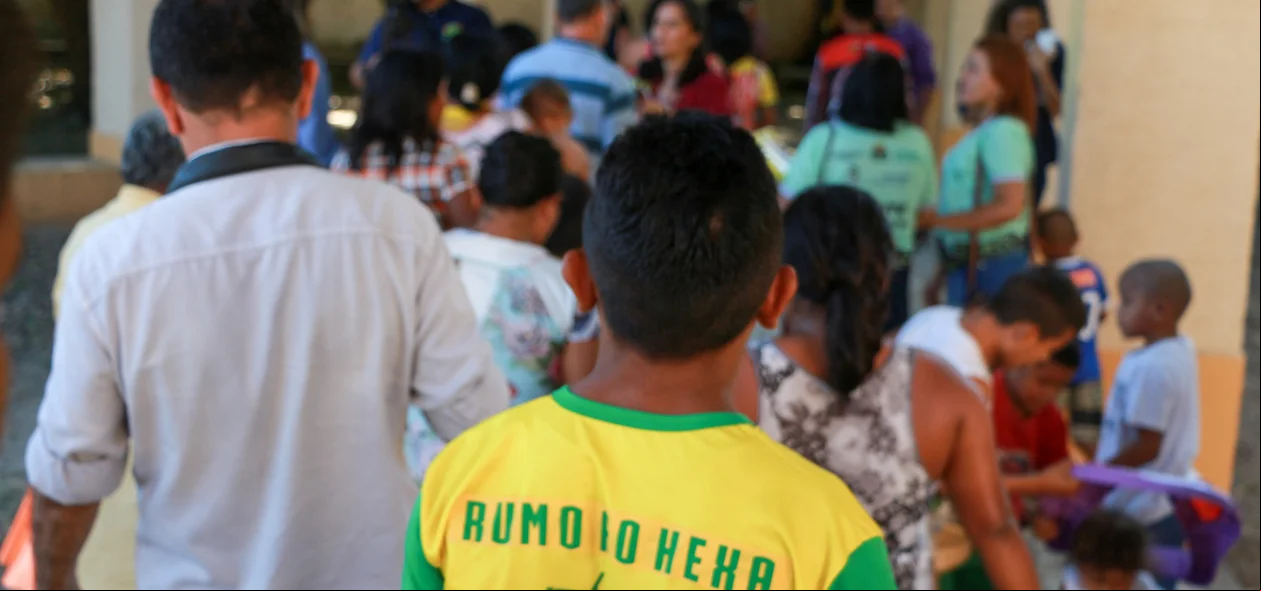 Venezuelanos chegam a abrigo em Teresina