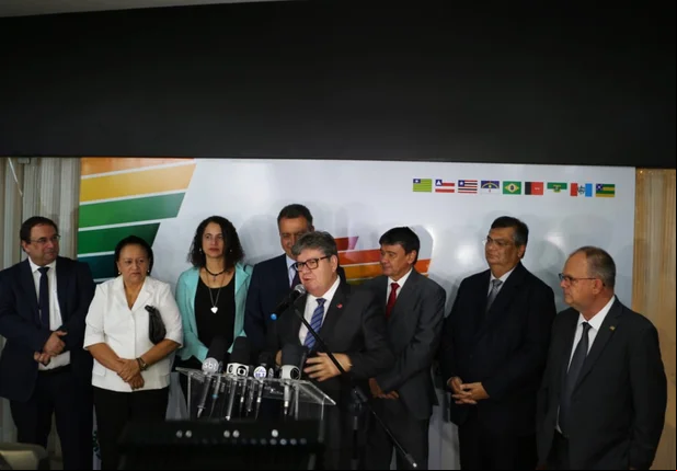Coletiva de imprensa do Consórcio Nordeste no Hotel Rio Poty 