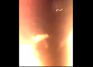 Turbina de avião da Gol pega fogo durante decolagem em Juazeiro do Norte no Ceará