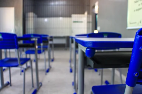 Sala de aula da Cadeia Pública de Altos