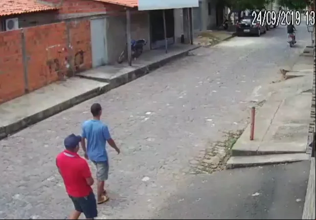 Câmera flagra empresário sendo baleado em Teresina