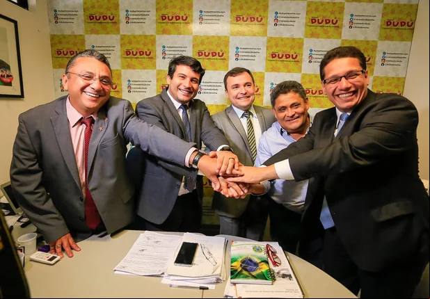 Dudu, Deolindo, Fábio Novo, Cícero Magalhães e Daniel Oliveira
