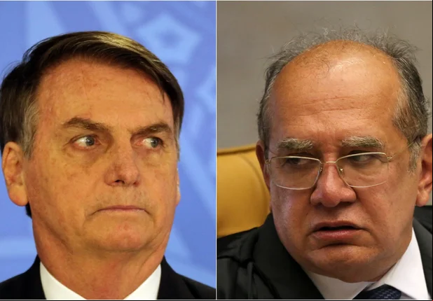 Jair Bolsonaro e Gilmar Mendes