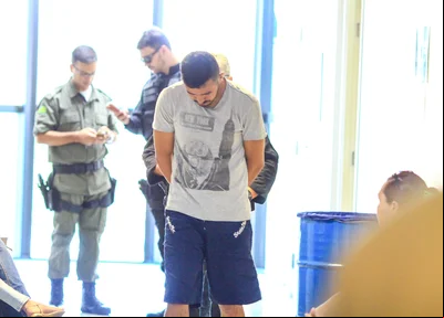 Antuniel Alves de Sousa durante audiência
