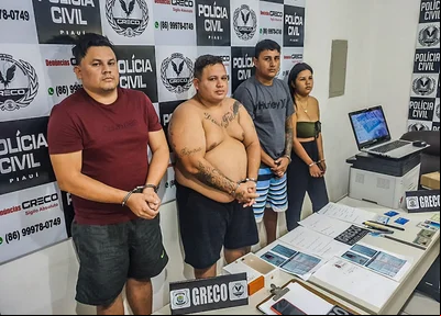Acusados presos pelo GRECO