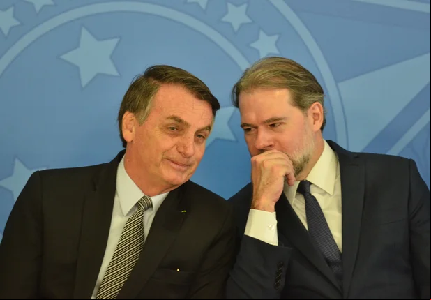 Jair Bolsonaro e Dias Toffoli