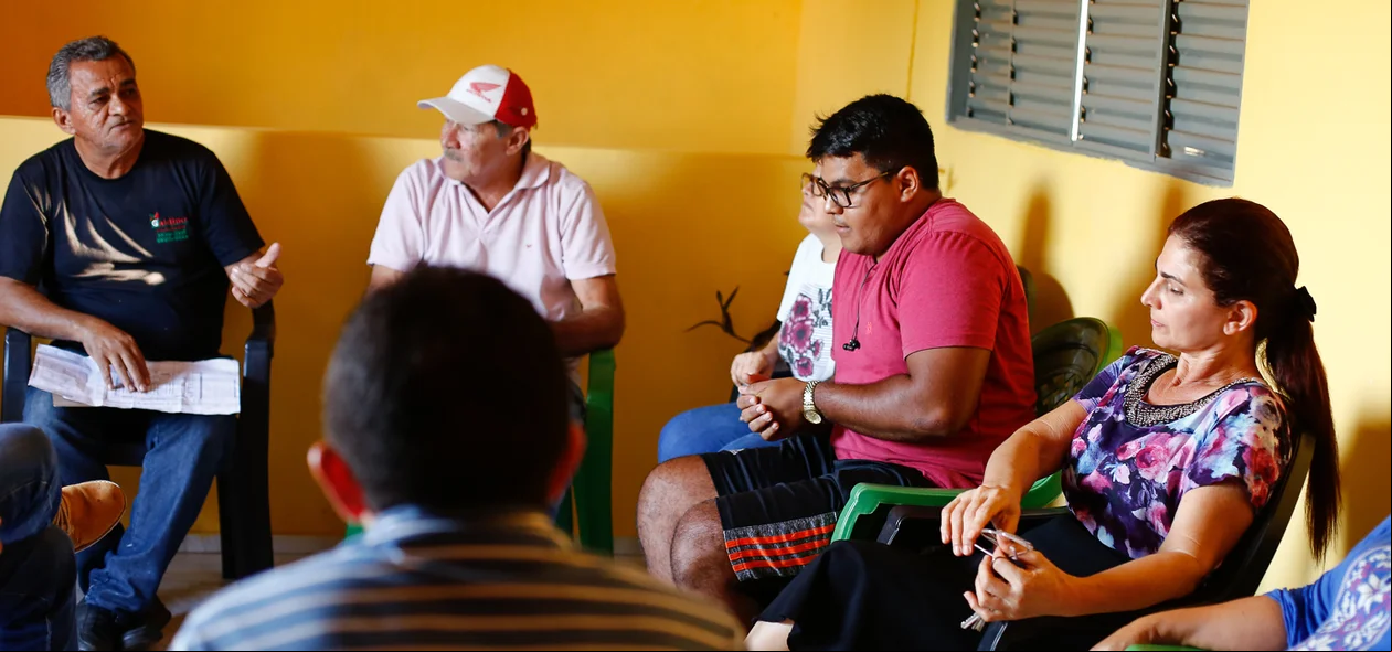 Moradores do bairro Renascença em Teresina 