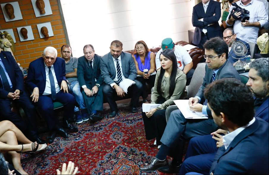 Reunião sobre a reforma da Previdência na Alepi