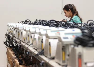 Novas urnas eletrônicas 