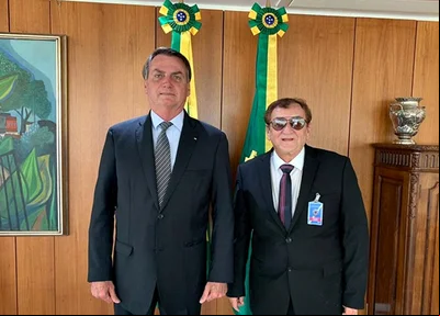 Bolsonaro ao lado de Mão Santa