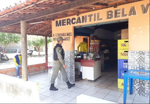 Fiscalização conjunta na cidade de União no combate a covid-19