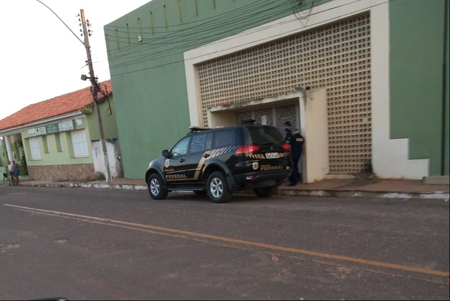Polícia Federal na sede da Prefeitura de União