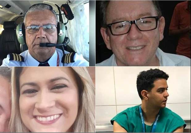 Vítimas de acidente aéreo 