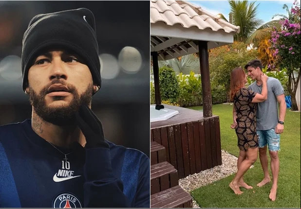 Neymar e Nadine Gonçalves com Tiago Ramos