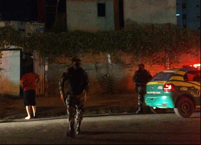Local onde a vítima foi encontrada morta