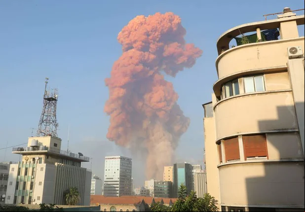 Explosão na capital do Líbano