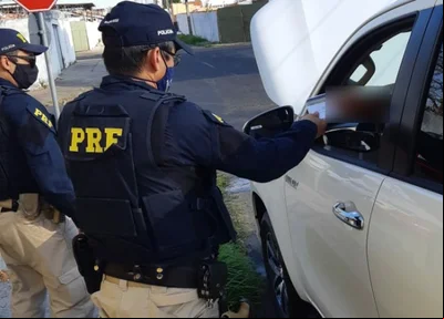 Veículo apreendido na BR 316 em Teresina