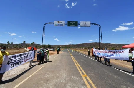 Inauguração da pavimentação asfáltica da rodovia PI 258