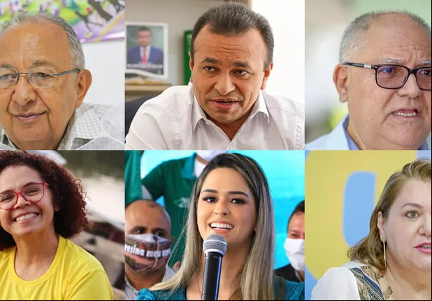 Candidatos em Teresina: Dr. Pessoa, Fábio Abreu, Kleber Montezuma, Lucineide Barros, Gessy Fonseca e Simone Pereira