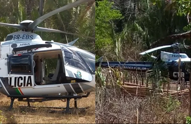 Aeronaves do Ceará e Maranhão em Miguel Alves