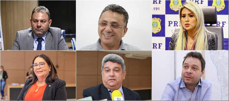 Jeová Alencar, Dudu, Anamelka, Teresinha Medeiros, Joninha e Evandro Hidd