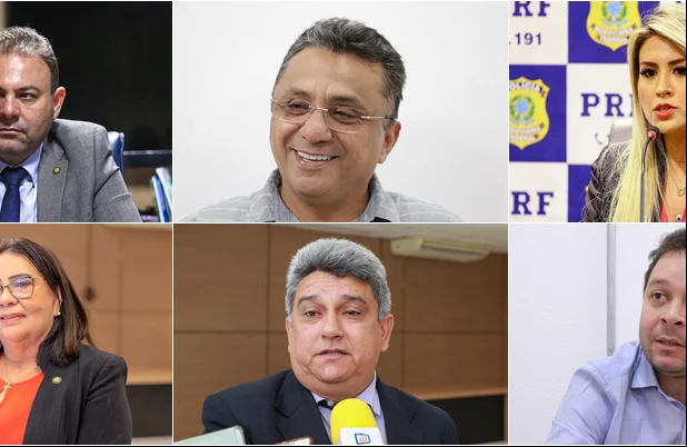 Jeová Alencar, Dudu, Anamelka, Teresinha Medeiros, Joninha e Evandro Hidd