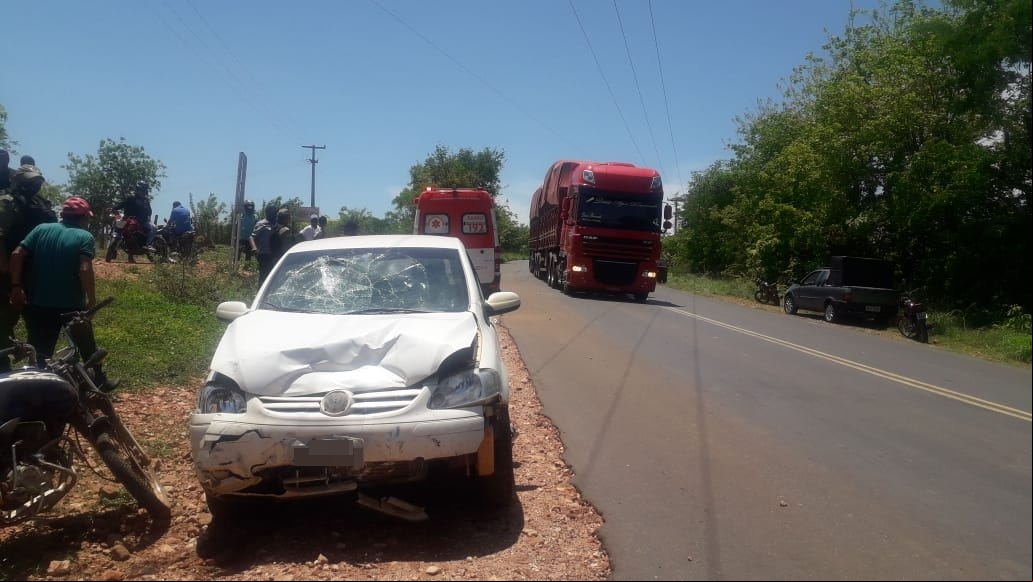Acidente na BR 135 em Cristalândia
