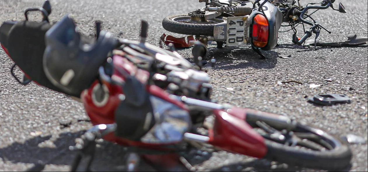 Motos envolvidas no acidente