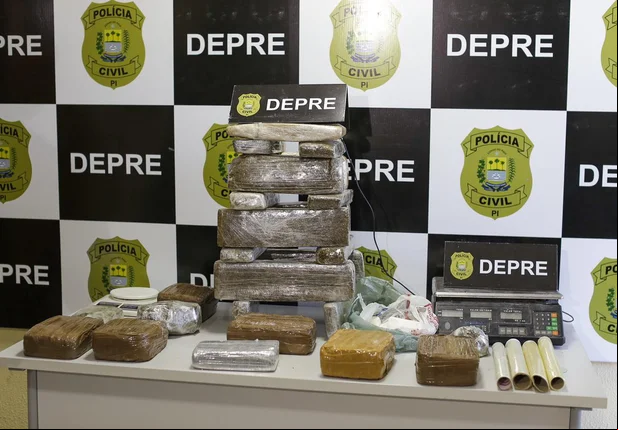 Apreensão de drogas avaliadas em R$ 200 mil em Teresina