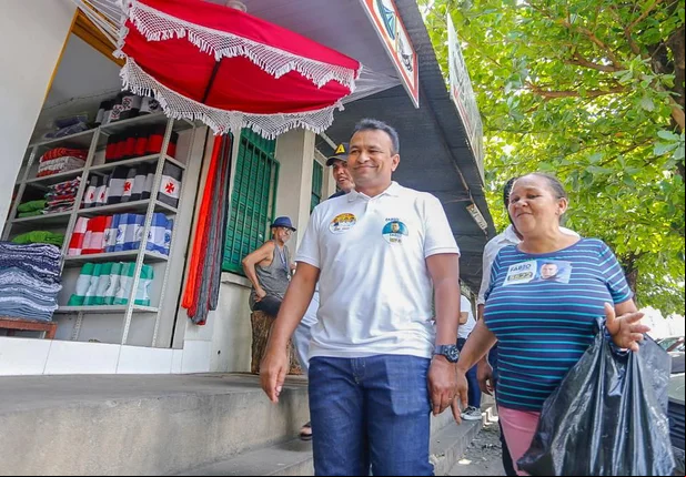 Fábio Abreu visita Mercado do Parque Piauí na zona sul de Teresina