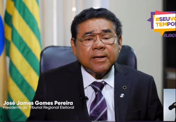 Presidente do TRE-PI José James pede voto consciente neste domingo